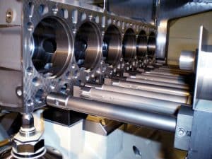 Bearbeitung Motorblock